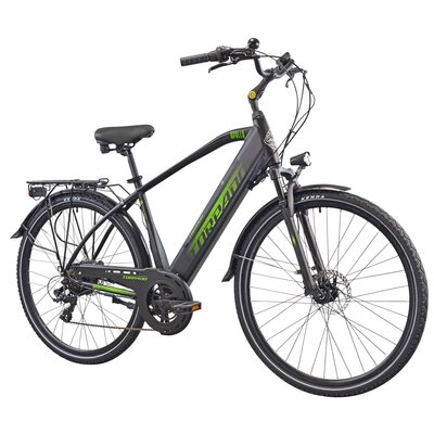 Rower elektryczny TORPADO Apollo M20 28 cali Czarno-zielony
