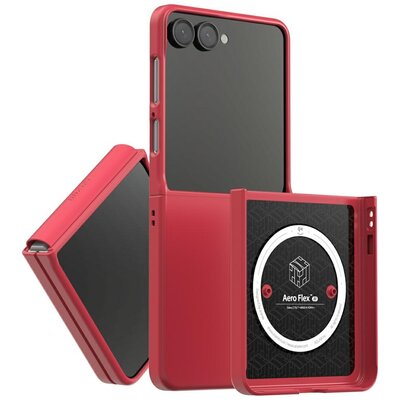 Etui ARAREE Aero Flex M MagSafe do Samsung Galaxy Z Flip 7 Różowy