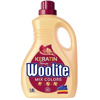 Płyn do prania WOOLITE Keratin Therapy 1800 ml do kolorowych tkanin z keratyną