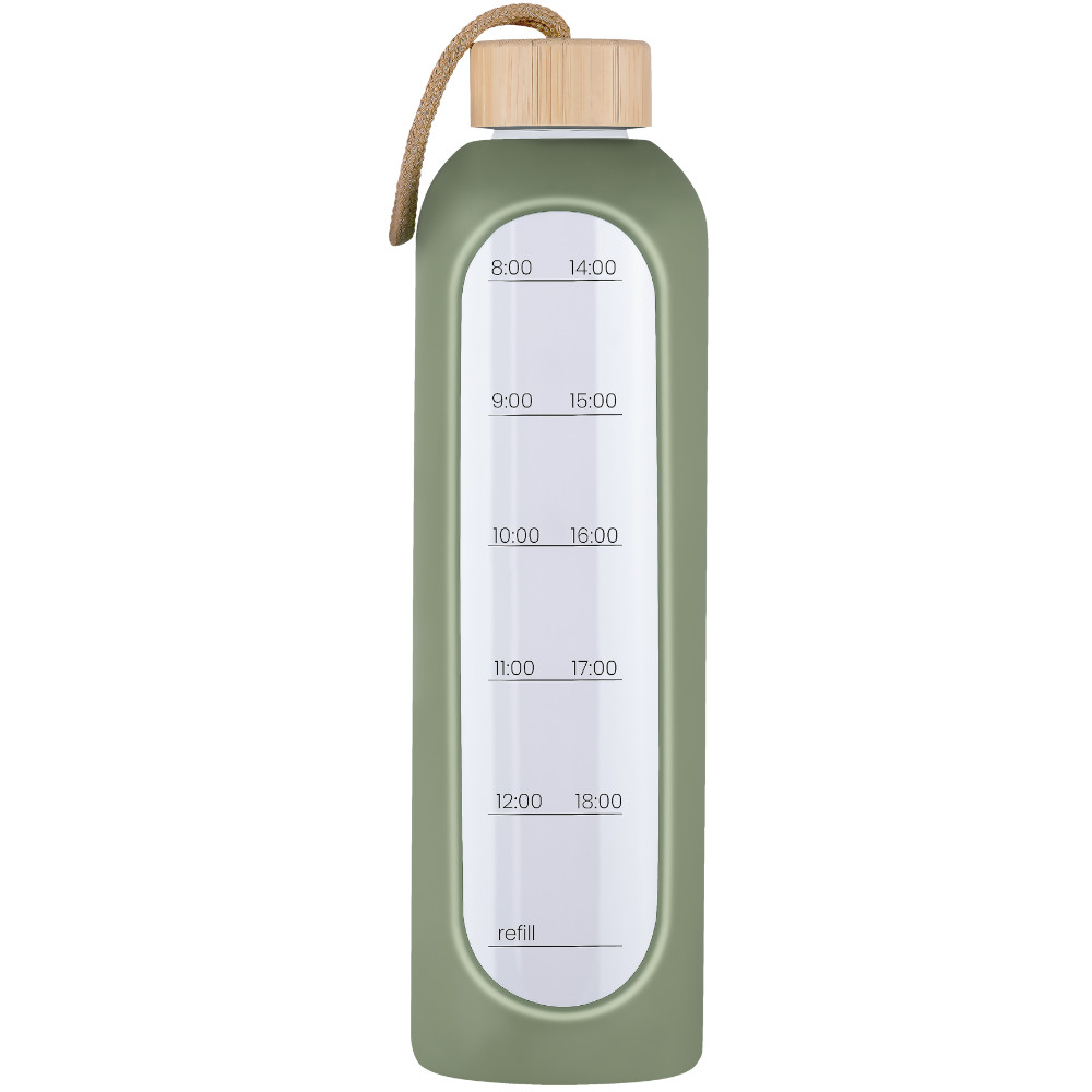 KiCA Hydro Glass szklana butelka oliwkowa, poj. 1000 ml, 1 szt.