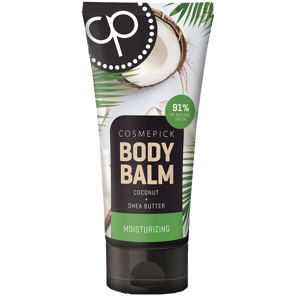 Cosmepick Moisturizing nawilżający balsam do ciała z olejem z olejem kokosowym i masłem shea, 150 ml