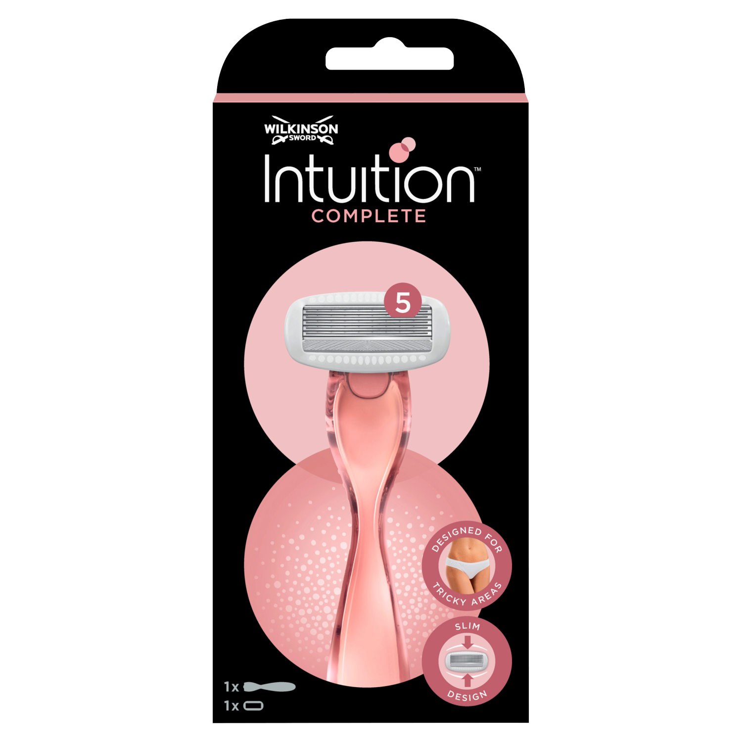 Wilkinson Sword Intuition Complete maszynka do golenia, 1szt. + wkład, 1 szt.