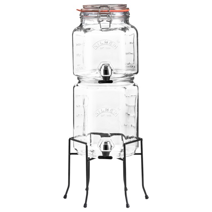 Kilner - Zestaw dystrybutorów do napojów 2,1l oraz 3,1l