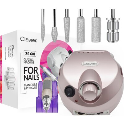 Frezarka do paznokci CLAVIER ZS 601 Różowo-złoty