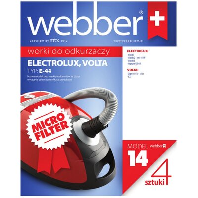 Worek do odkurzacza WEBBER 14 (4 sztuki)