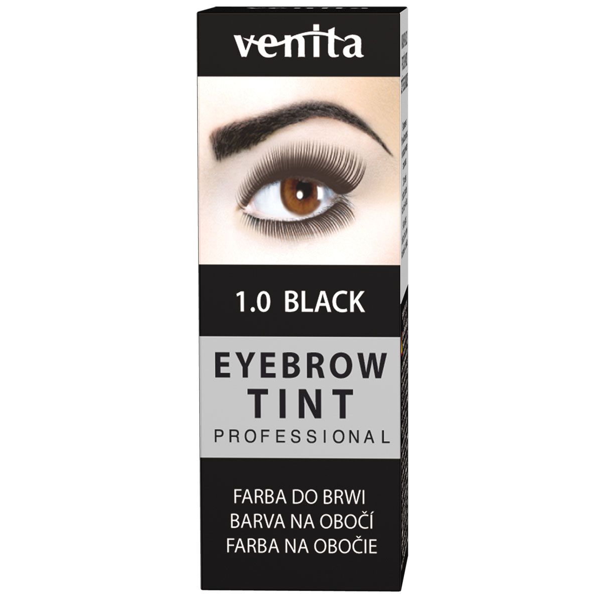 Venita Eyebrow Tint henna do brwi 1.0 czarna, 30 g