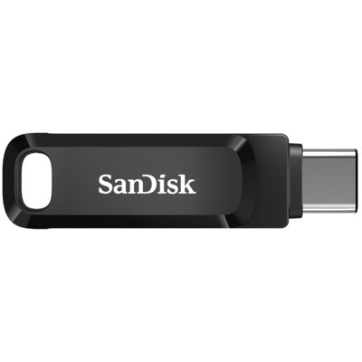 Pendrive SANDISK Ultra Dual Go 32GB, USB-C / USB 3.2 Gen. 1 (USB 3.0), Odczyt 150 Mb/s Czarny