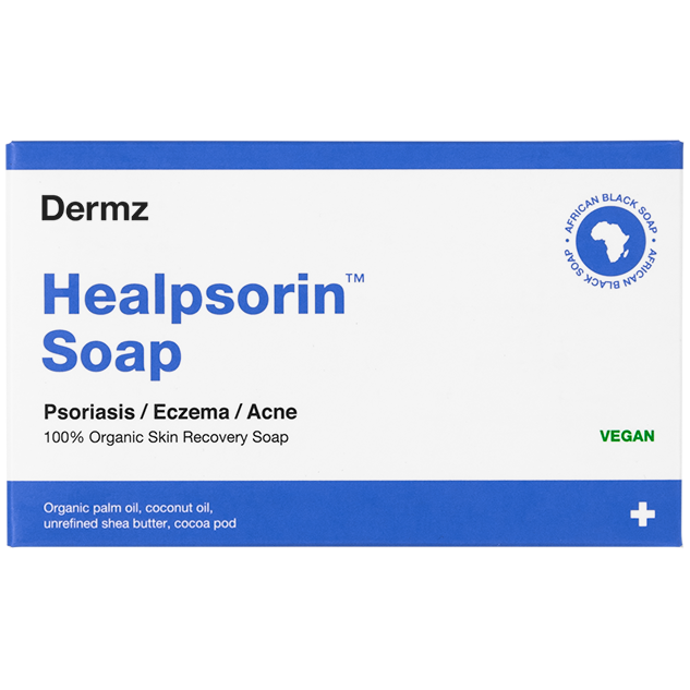 Dermz Healpsorin Soap mydło na łuszczycę, trądzik i egzemę, 100 g