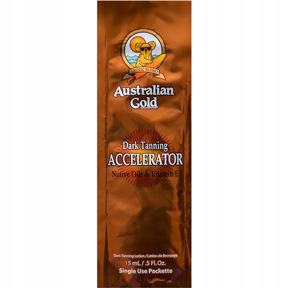 Australian Gold balsam przyspieszający opalanie z aloesem i witaminami A+E, 15 ml