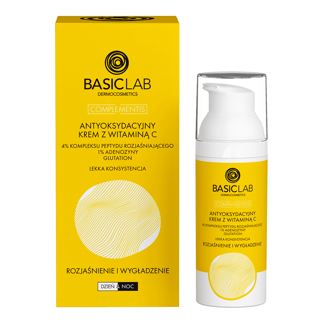 Basiclab Complementis antyoksydacyjny krem do twarzy o lekkiej konsystencji, 50 ml