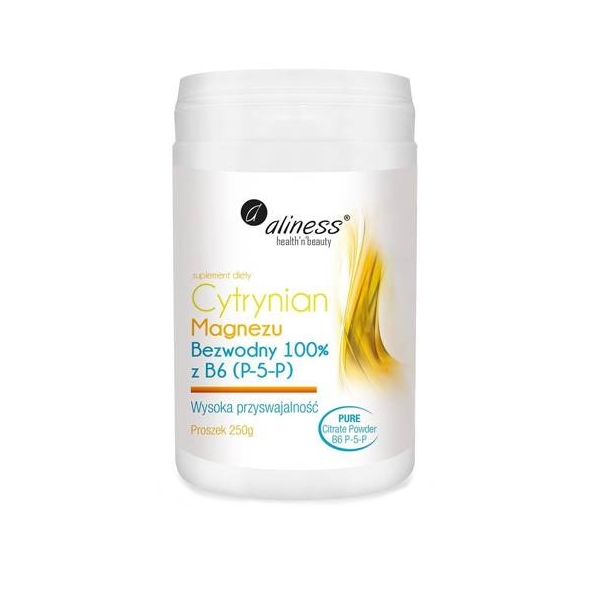 Aliness Cytrynian Magnezu suplement diety suplement diety, 250 g