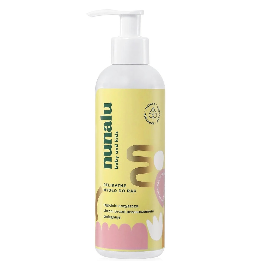 Nunalu Baby delikatne mydło do rąk dla dzieci, 200 ml