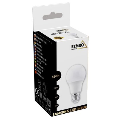 Żarówka LED BEMKO Samsung Inside D84-SLB-E27-A60-095-3K 9.5W E27