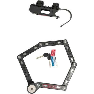 Zapięcie rowerowe ZEFAL K-Traz F16 Folding lock Składane Czarny