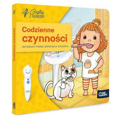 Książka Czytaj z Albikiem Codzienne czynności Lucie Krystlíková (twarda okładka)