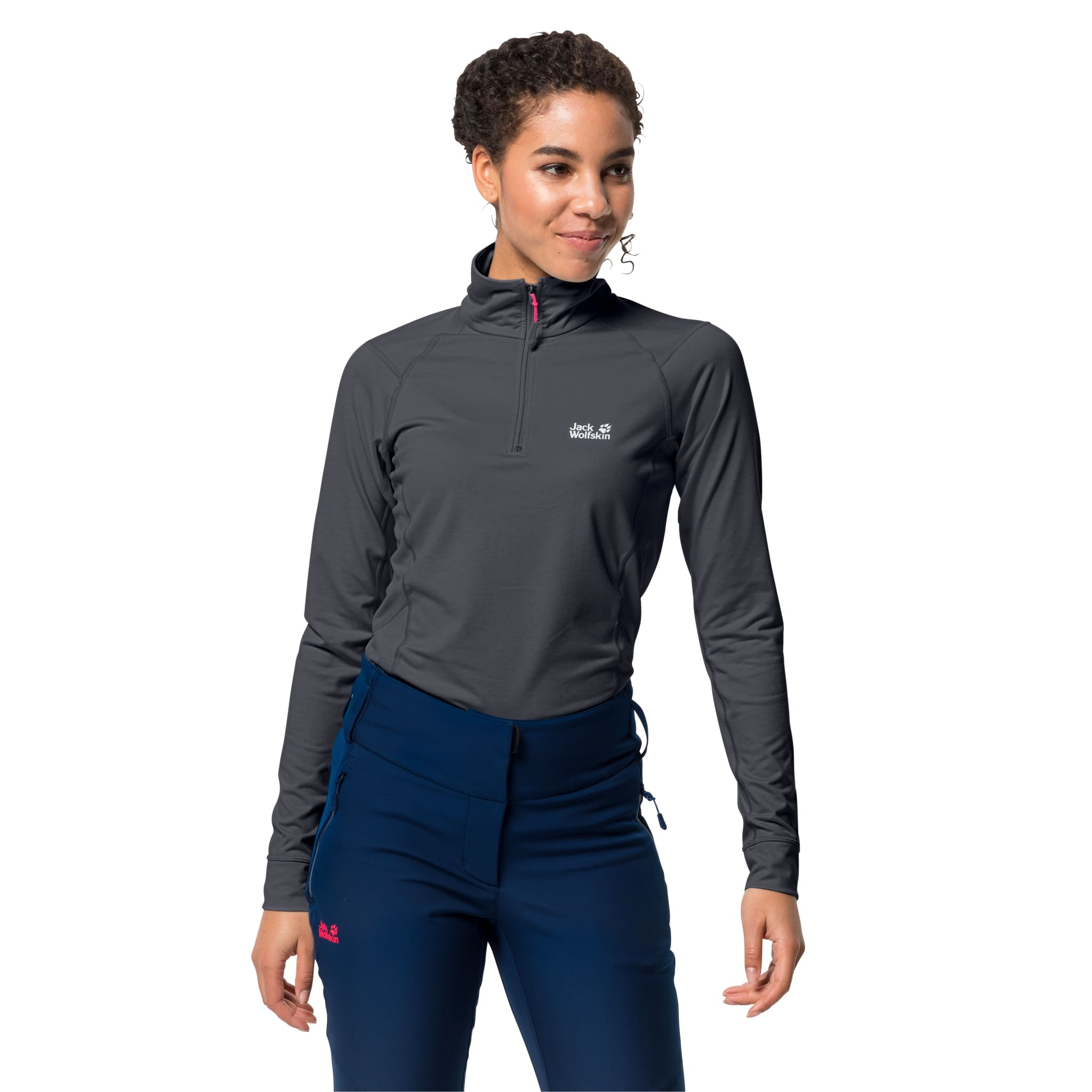 Bielizna narciarska damska SNOW SKY HALFZIP W Ebony - L