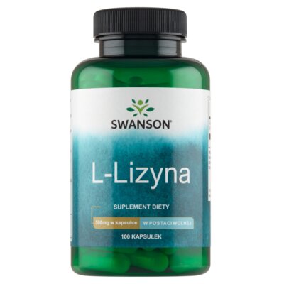 Aminokwasy SWANSON L-lizyna (100 kapsułek)