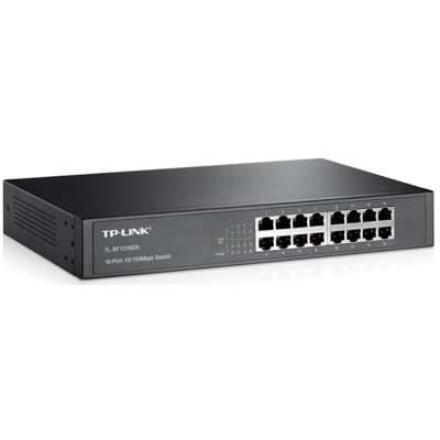 Switch TP-LINK TL-SF1016DS Fast Ethernet, 16 portów, Zarządzalny