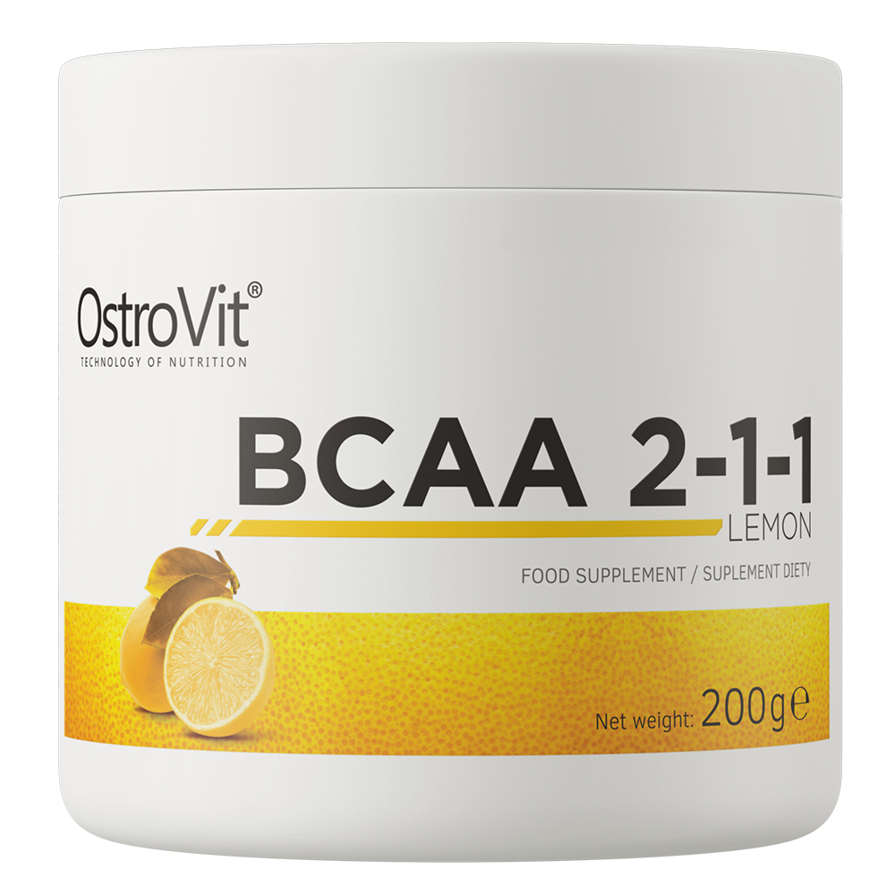 OstroVit BCAA 2-1-1 200 g o smaku cytrynowym