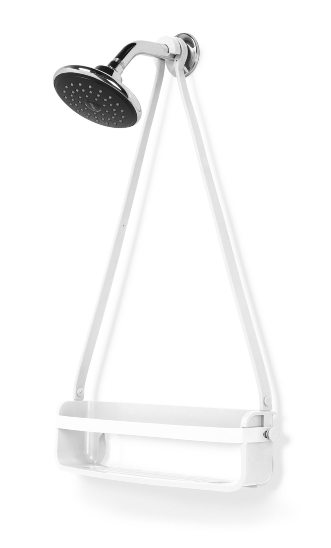 Umbra - Jednopółkowy organizer pod prysznic Flex Biały