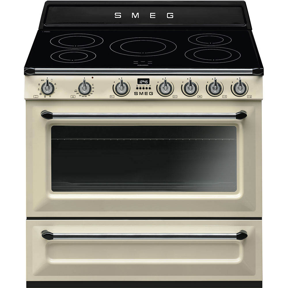 Smeg - Kuchnia wolnostojąca Victoria TR90IP2 Kremowa