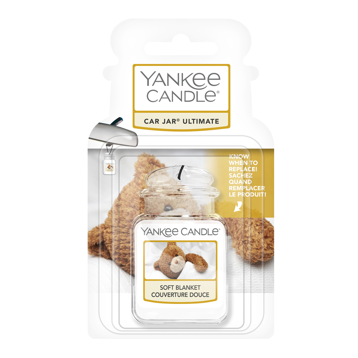 Yankee Candle Soft Blanket zapach samochodowy, 12 g