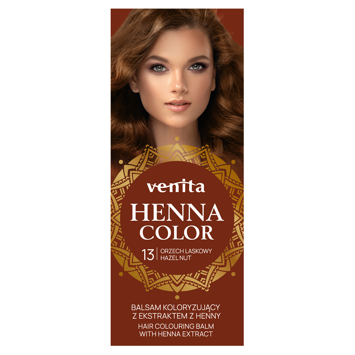 Venita Henna Color balsam koloryzujący z ekstraktem z henny do włosów 13 orzech laskowy, 75 g