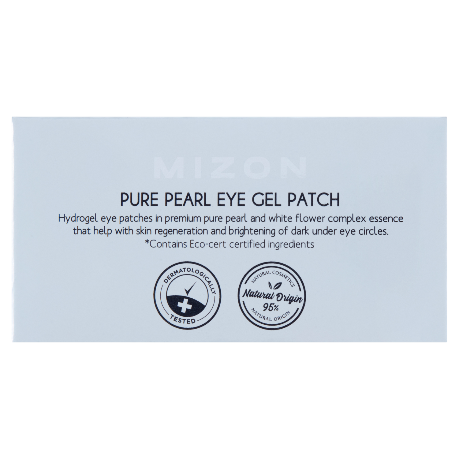 Mizon Pure Pearl płatki pod oczy biała perła, 60 szt./1 opak.