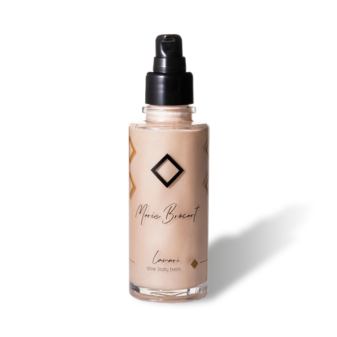Marie Brocart Lamari rozświetlający balsam do ciała z drobinkami Bioglitter i feromonami efekt Glow, 100 ml