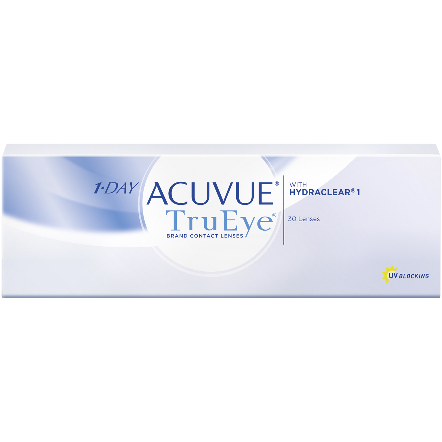 Acuvue 1-Day Tru Eye jednodniowe soczewki kontaktowe, moc -1.25, 30 szt./1 opak.