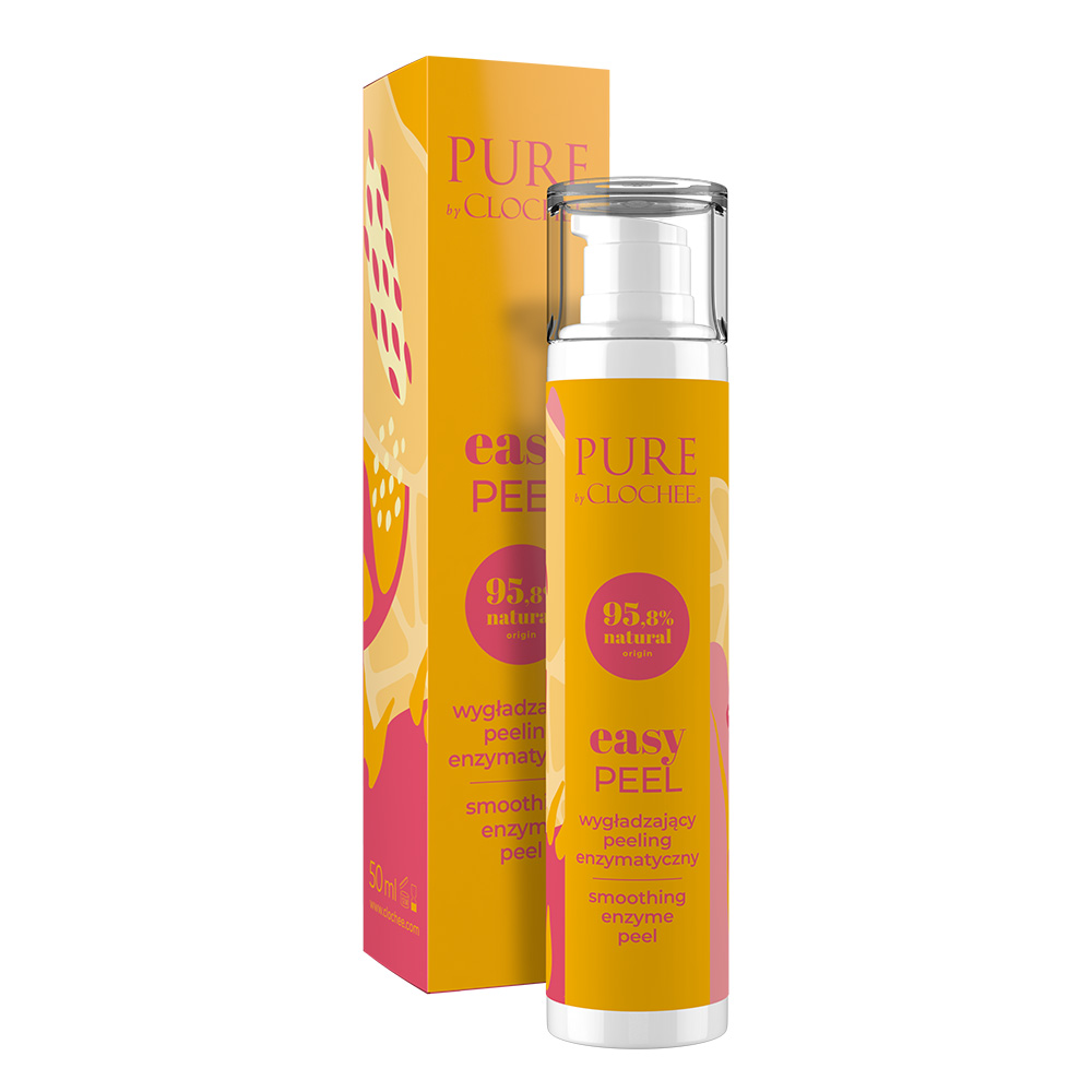 Pure By Clochee Easy Peel wygładzający peeling enzymatyczny do twarzy, 50 ml