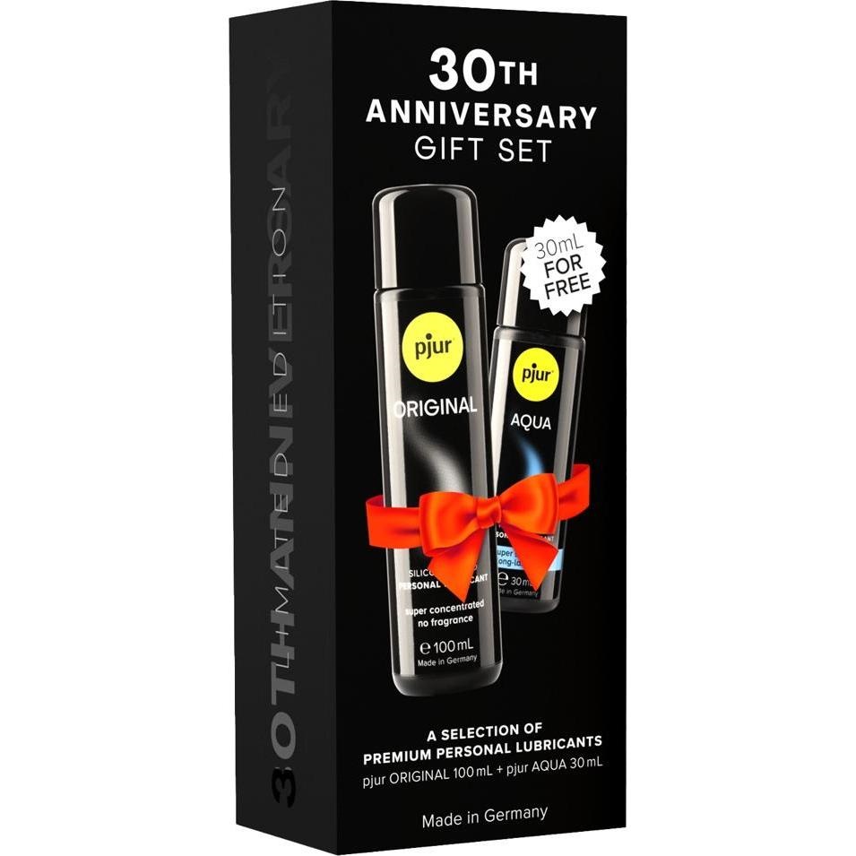 Pjur Set zestaw: silikonowy lubrykant Original, 100 ml + lubrykant na bazie wody Aqua, 30 ml