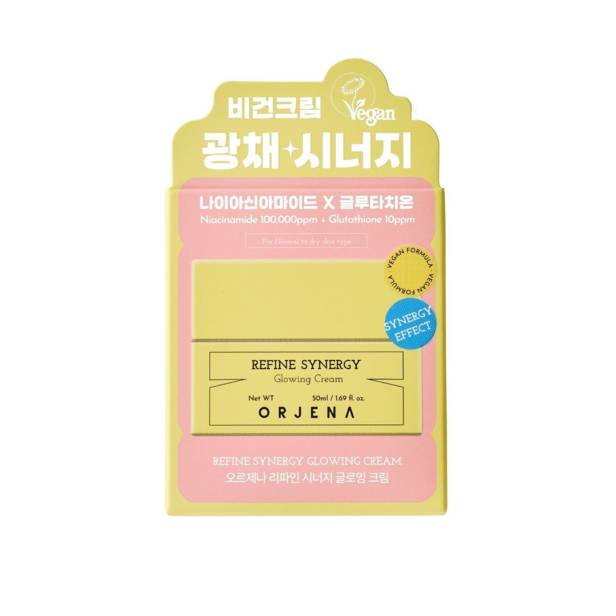 Orjena Refine Synergy Glowing krem do twarzy, 50 ml