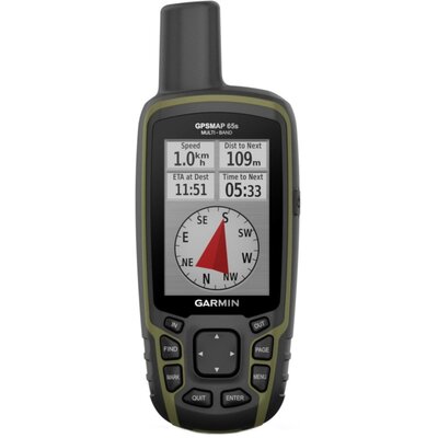 Nawigacja rowerowa i dla pieszych GARMIN 010-02451-11 GPS Map 65s 2.6'' Europa, satelitarna, dodatkowe mapy