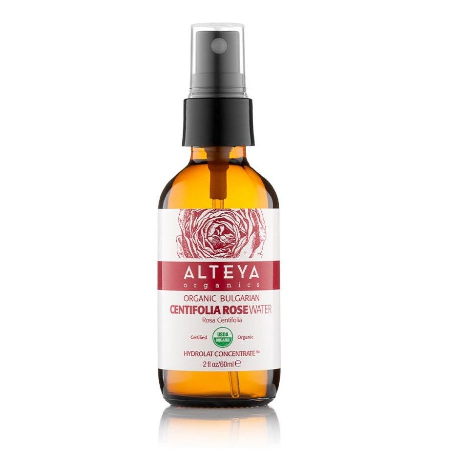 Alteya Organic Bulgarian Centifolia Rose Water organiczna woda z róży stulistnej do twarzy i włosów, 60 ml