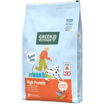 Karma dla psa GREEN PETFOOD High Protein with Insects & Salmon 900 g