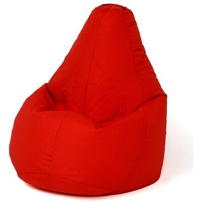 Pufa worek GO GIFT Grusza Jasnoczerwony XXL  140 x 100 cm
