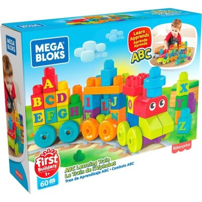 Klocki plastikowe MEGA Bloks Fisher Price Muzyczny pociąg ABC FWK22