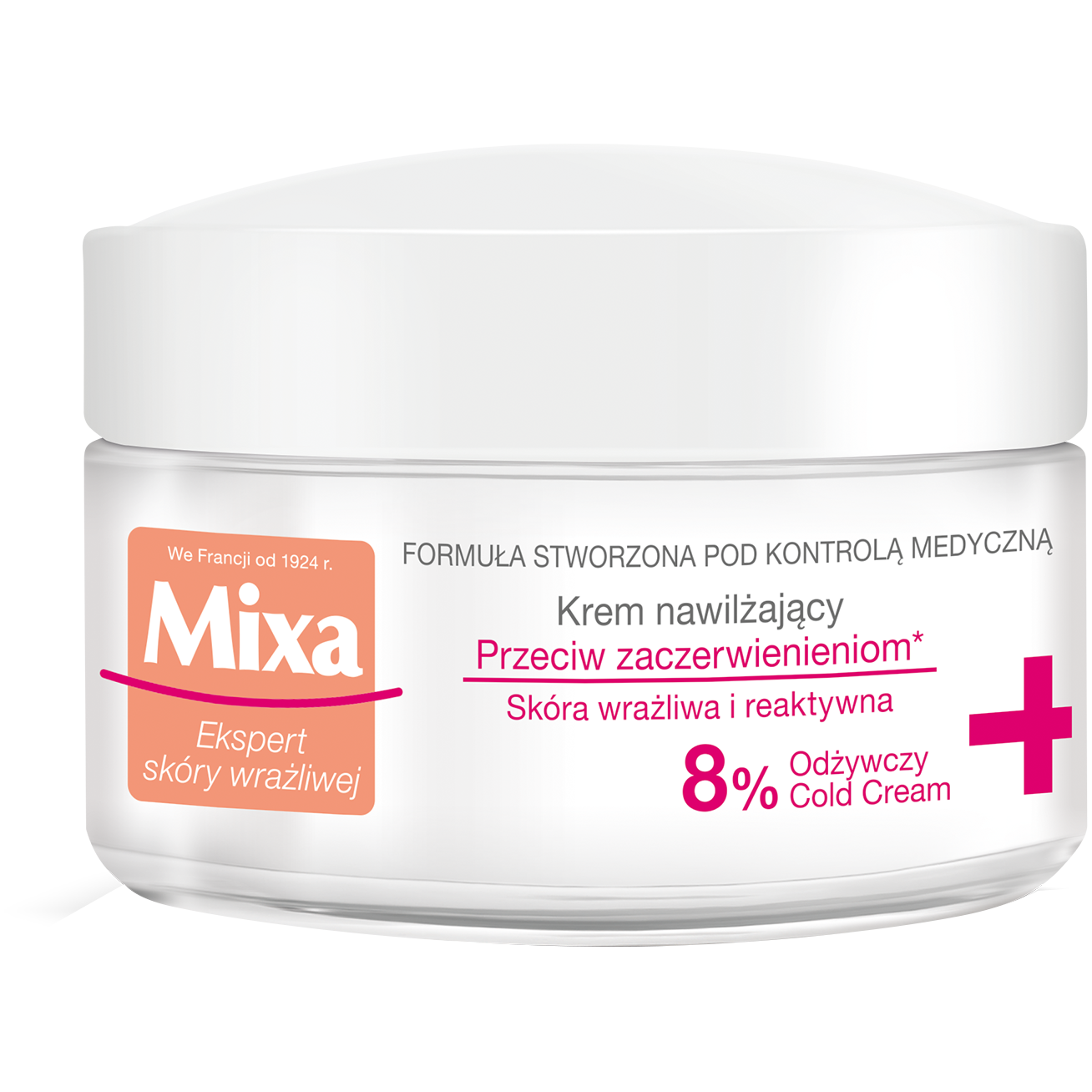 Mixa Przeciw Zaczerwienieniom Krem Do Twarzy Nawilżający 50 Ml