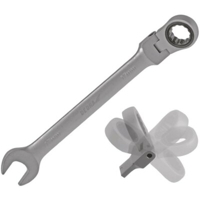 Klucz płasko-oczkowy DEDRA 14GP51 17 mm z grzechotką