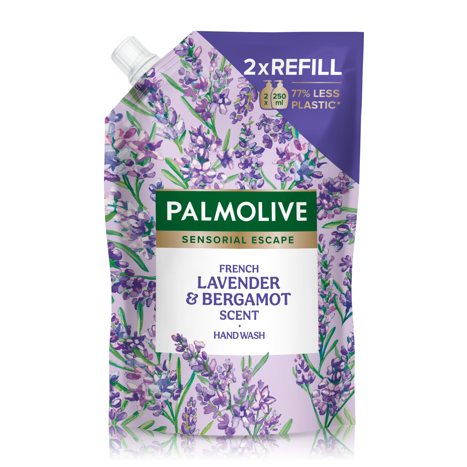 Palmolive Sensorial Escape Lavender&Bergamot zapas mydła w płynie do rąk, 500 ml