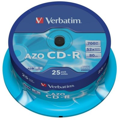 Płyta VERBATIM CD-R, 700 MB, 52x (25 szt.)