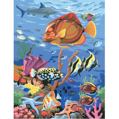 Malowanie po numerach SEQUIN ART Junior Rafa koralowa 0032