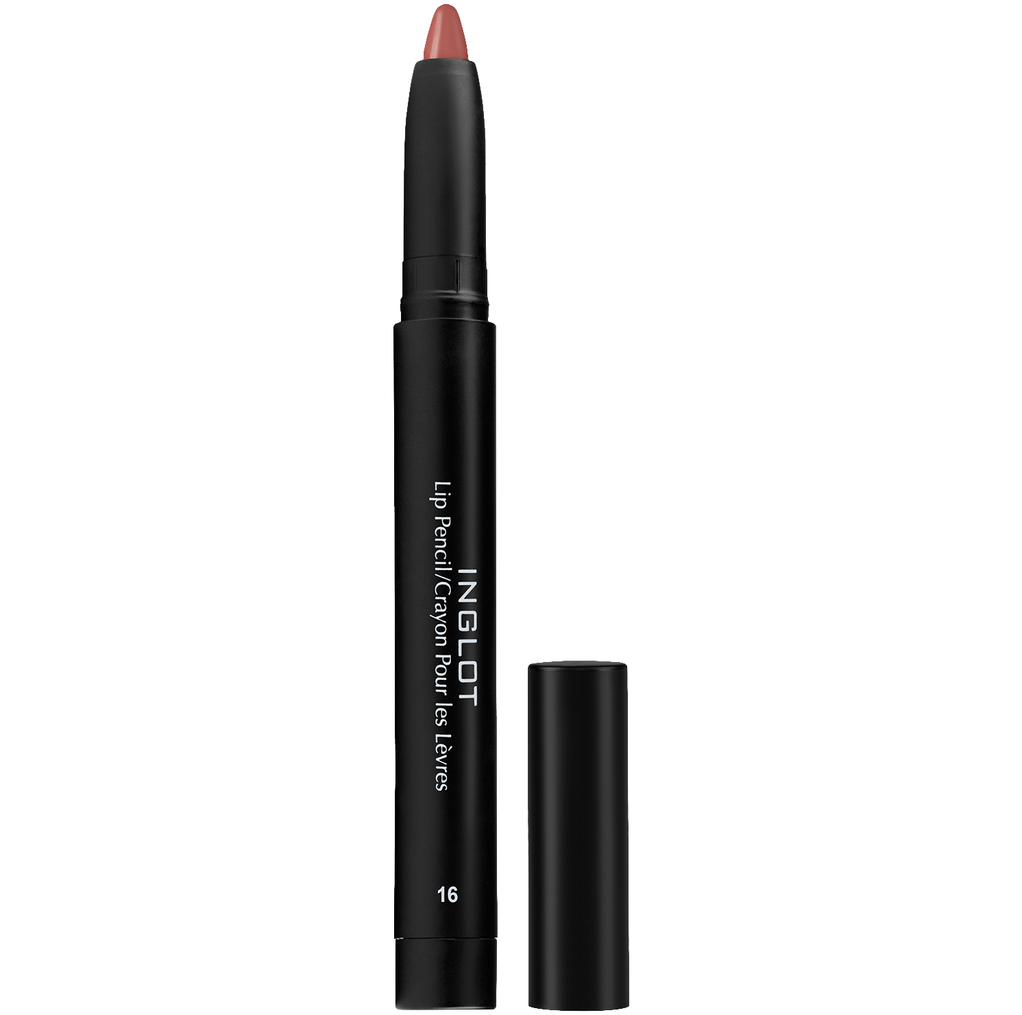 Inglot AMC Matte szeroka kredka do ust z temperówką 16, 1,8 g