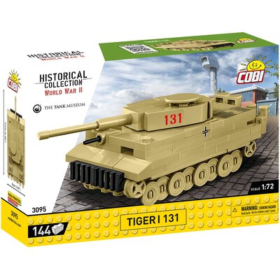 Klocki plastikowe COBI Historical Collection World War II Tiger I 131 COBI-3095