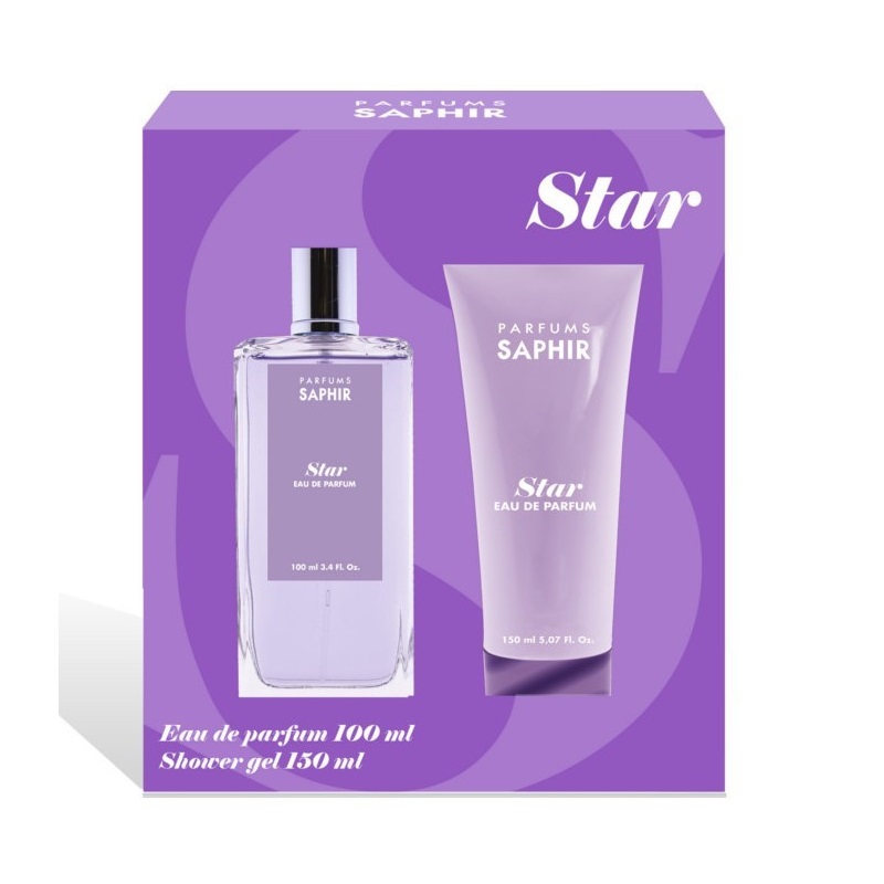 Saphir Star Women zestaw: woda perfumowana, 100 ml + żel pod prysznic, 150 ml