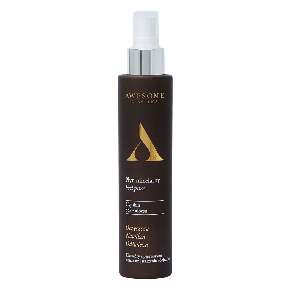 Awesome Cosmetics Anti Aging płyn micelarny dla skóry z pierwszymi oznakami starzenia i dojrzałej Feel pure, 100 ml