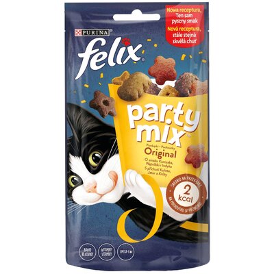 Przysmak dla kota FELIX Party Mix Kurczak z wątróbką i indykiem 60 g
