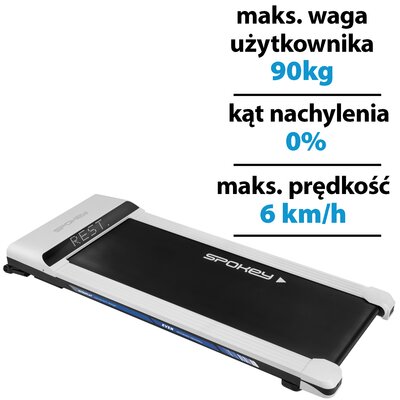 Bieżnia elektryczna SPOKEY Even BL 1200W 6km/h