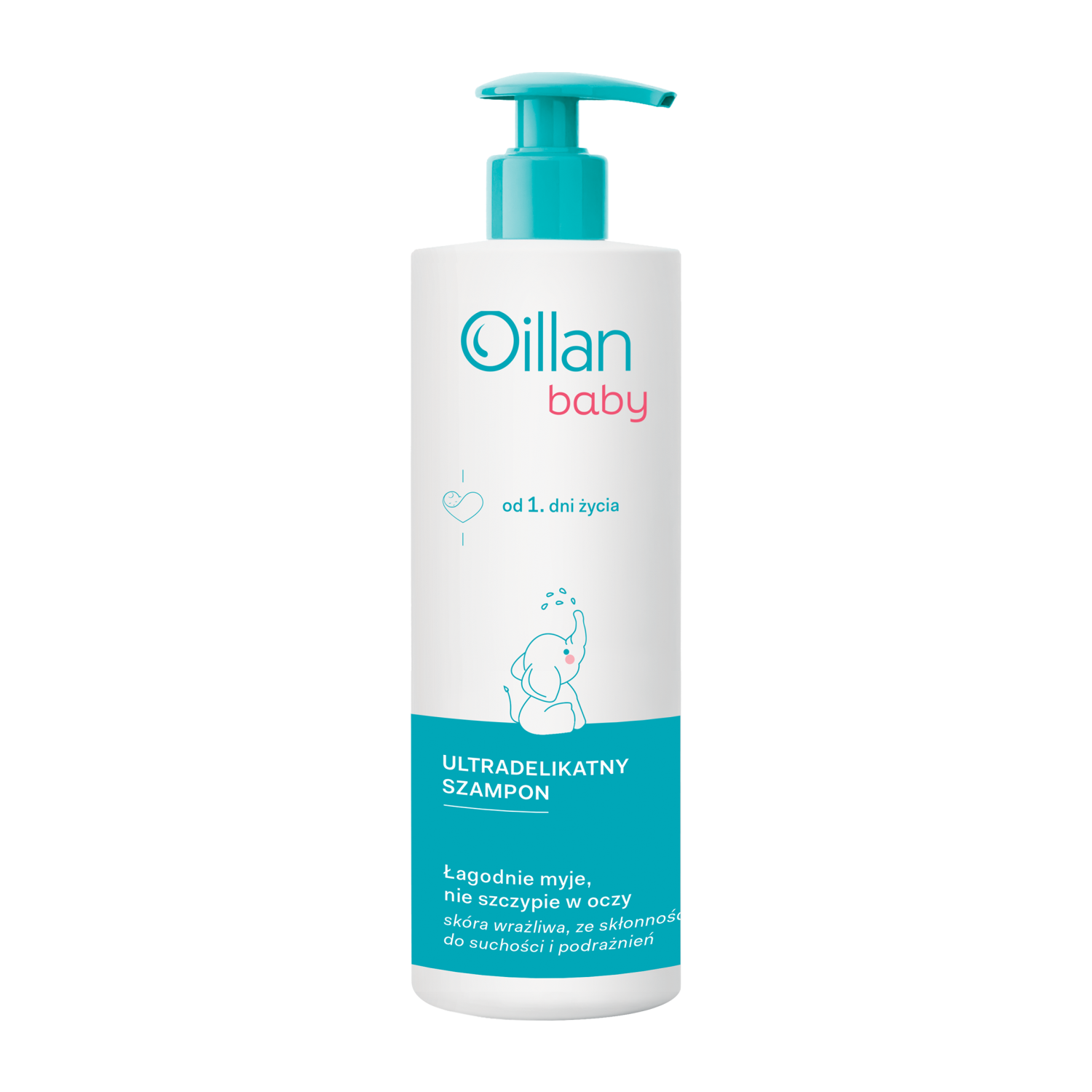 Oillan Baby nawilżający szampon do włosów, 200 ml